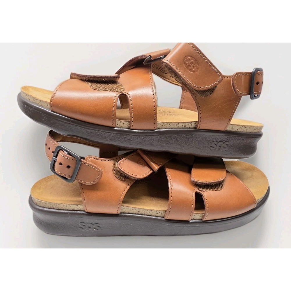 SAS Women's Shoes Huggy Sandal Caramel 8 N USA Tripad Comfort